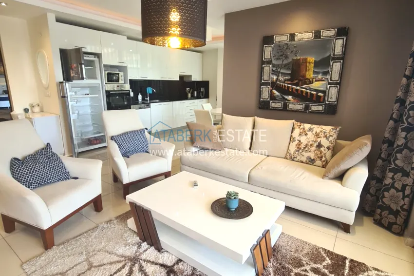 Purchase Furnished 2+1 apartment in a prestigious residential complex, Cikcilli district — Alanya 5