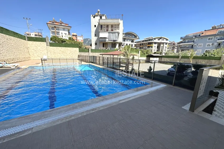 Two-bedroom apartment in a comfortable complex — Alanya, Oba district 6