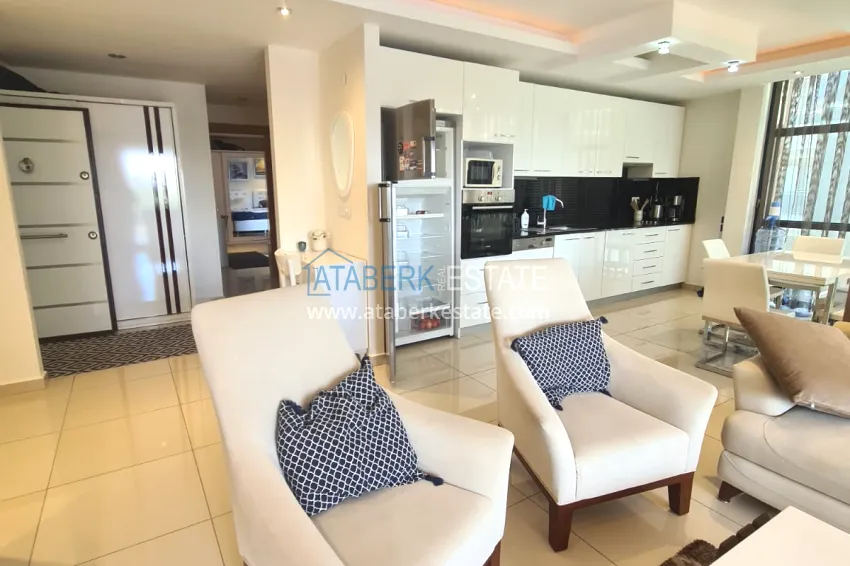 Purchase Furnished 2+1 apartment in a prestigious residential complex, Cikcilli district — Alanya 6