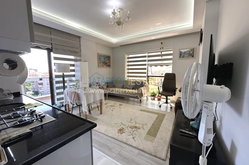 Purchase Two-bedroom apartment in a comfortable complex — Alanya, Oba district 6
