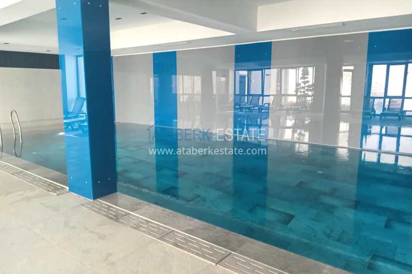 An apartment with a separate kitchen, a dressing room and a glazed balcony in Antalya, Kepez 10