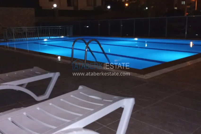 Two-bedroom apartment in a comfortable complex — Alanya, Oba district 8