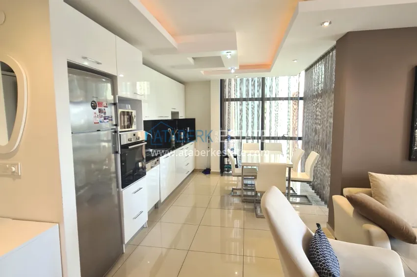 Purchase Furnished 2+1 apartment in a prestigious residential complex, Cikcilli district — Alanya 7