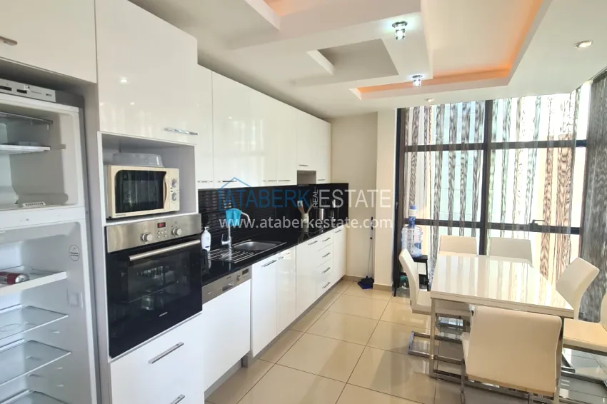 Purchase Furnished 2+1 apartment in a prestigious residential complex, Cikcilli district — Alanya 8
