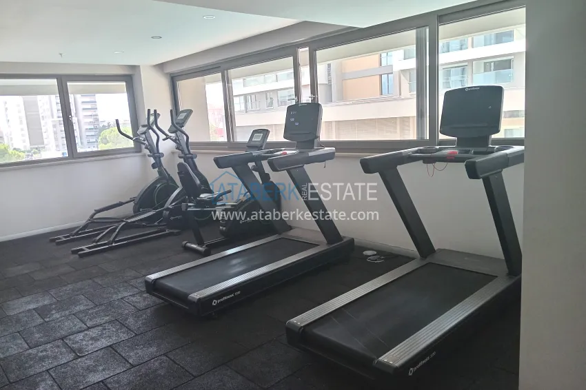 An apartment with a separate kitchen, a dressing room and a glazed balcony in Antalya, Kepez 15