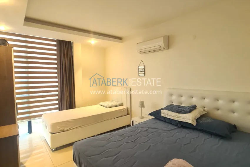 Purchase Furnished 2+1 apartment in a prestigious residential complex, Cikcilli district — Alanya 9