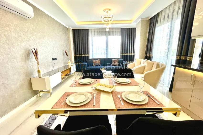 Purchase Garden duplex with modern interiors in a new residential complex, Oba district, Alanya 11
