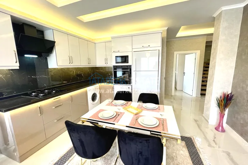 Purchase Garden duplex with modern interiors in a new residential complex, Oba district, Alanya 12