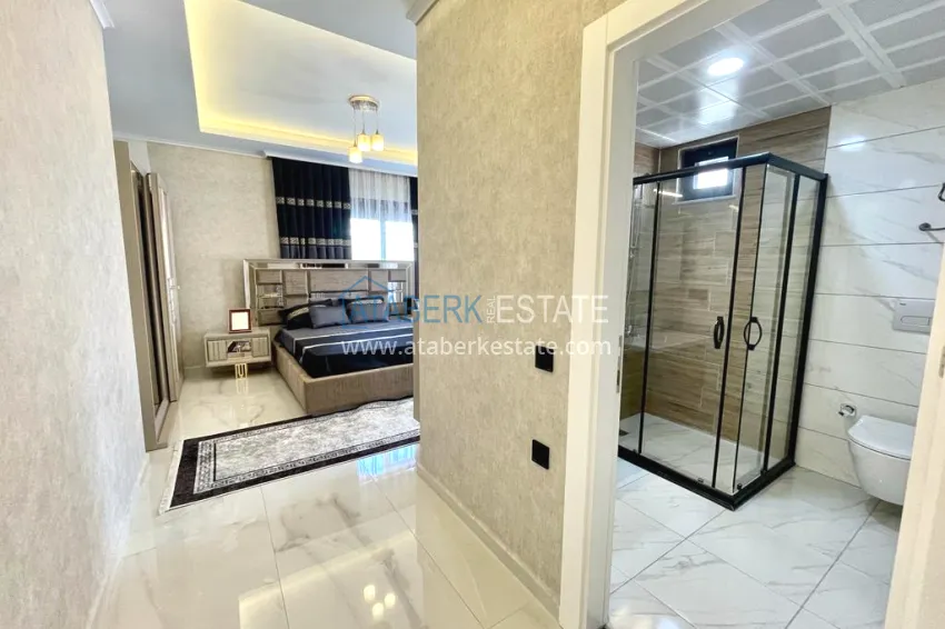 Purchase Garden duplex with modern interiors in a new residential complex, Oba district, Alanya 13