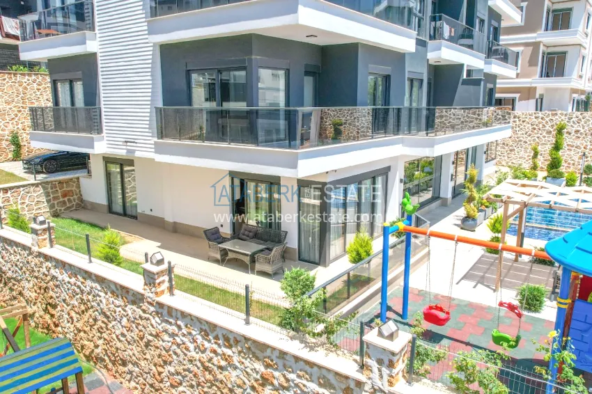 Garden duplex with modern interiors in a new residential complex, Oba district, Alanya 13
