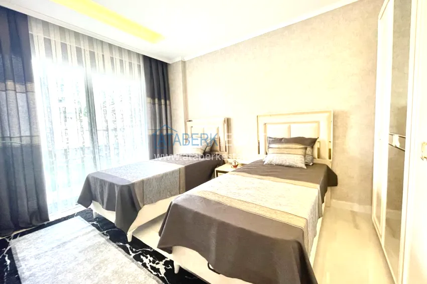 Purchase Garden duplex with modern interiors in a new residential complex, Oba district, Alanya 17