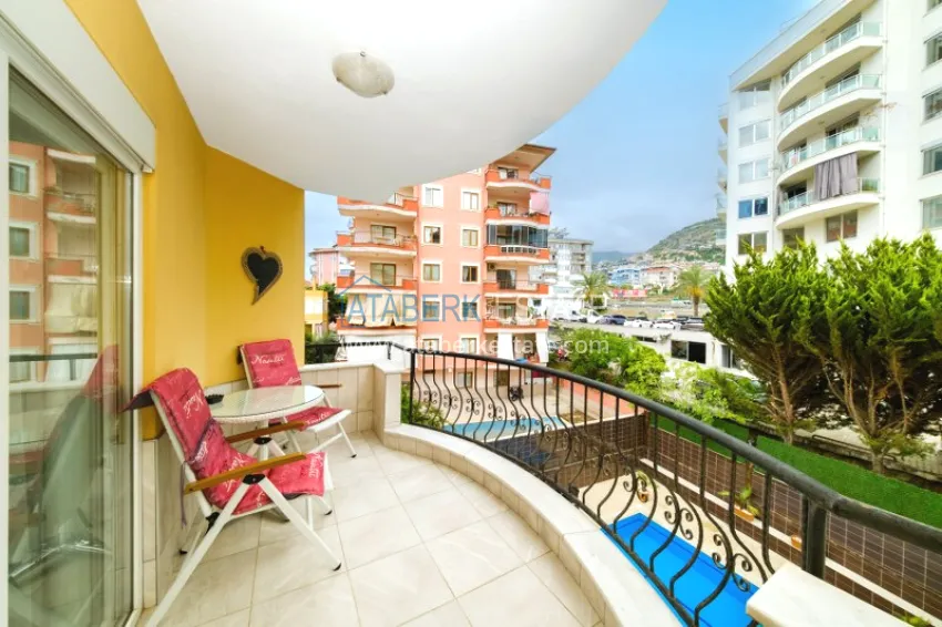 Purchase Property for a residence permit in the center of Alanya, Three-room apartment with furniture 15 