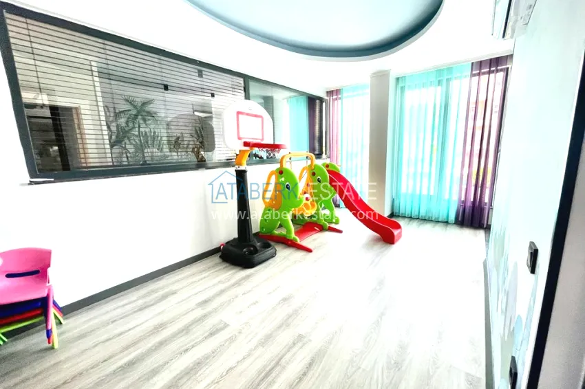 Garden duplex with modern interiors in a new residential complex, Oba district, Alanya 16