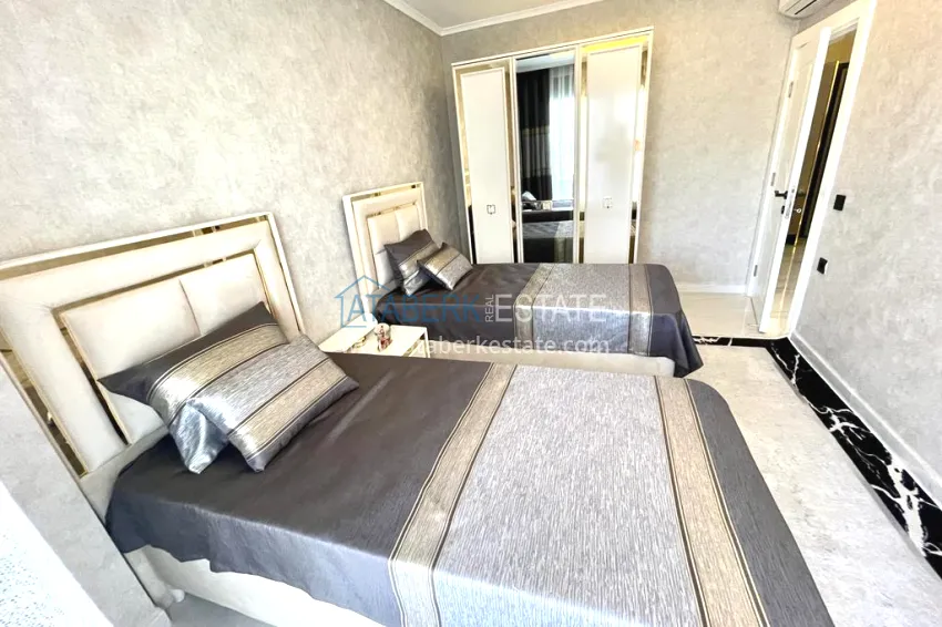 Purchase Garden duplex with modern interiors in a new residential complex, Oba district, Alanya 18