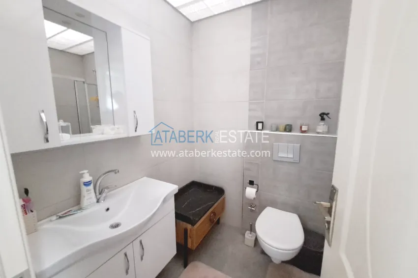 Purchase Furnished duplex penthouse with separate kitchen in Alanya, Mahmutlar district 16