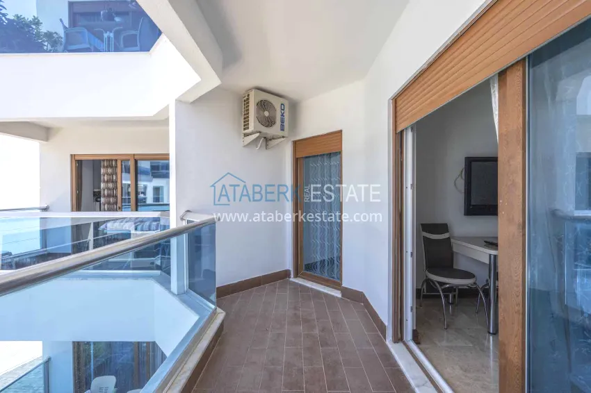 Purchase Apartment in Kestel in a complex on the banks of a mountain river with furniture 11