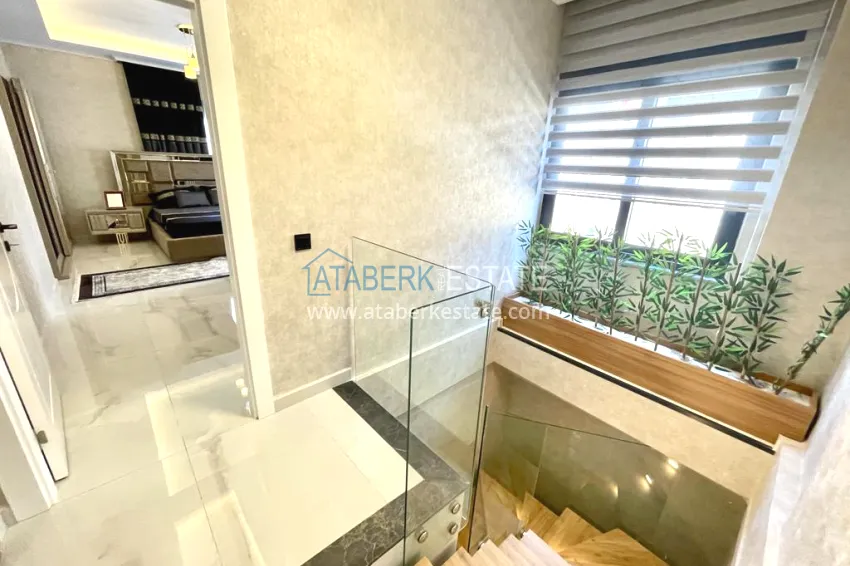 Purchase Garden duplex with modern interiors in a new residential complex, Oba district, Alanya 21