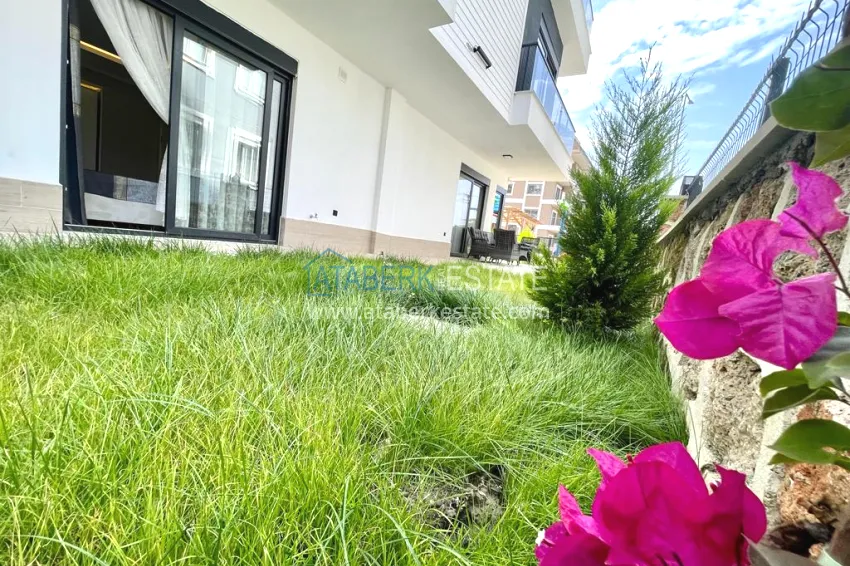 Purchase Garden duplex with modern interiors in a new residential complex, Oba district, Alanya 1