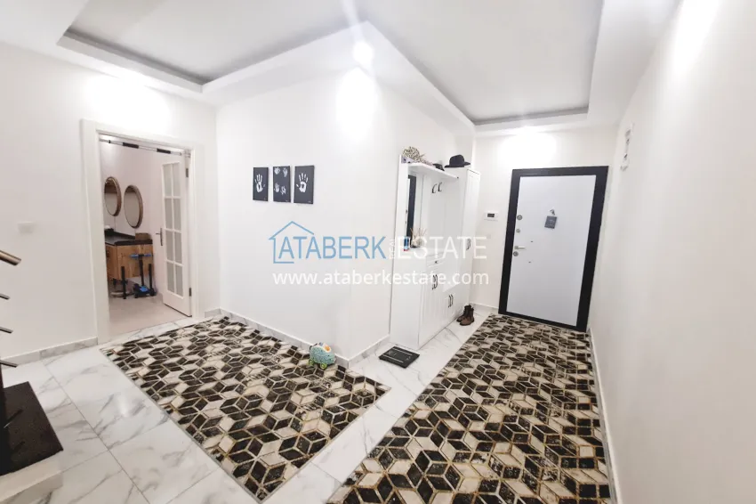 Purchase Furnished duplex penthouse with separate kitchen in Alanya, Mahmutlar district 1