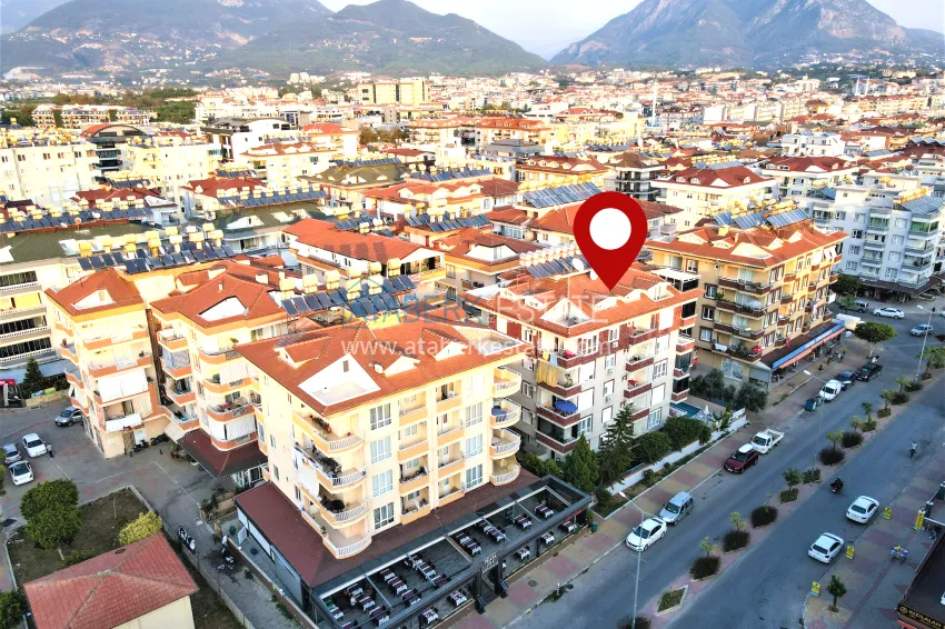 Property from owner in Alanya — three-room apartment with furniture in Oba 2