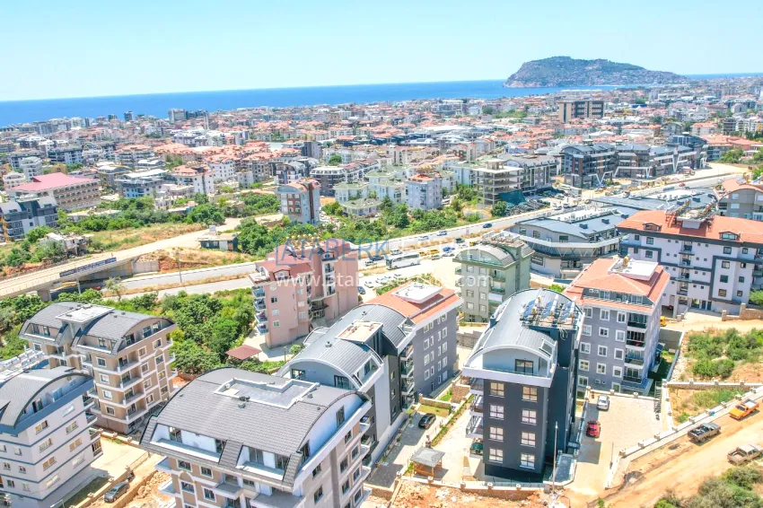 Garden duplex with modern interiors in a new residential complex, Oba district, Alanya 2