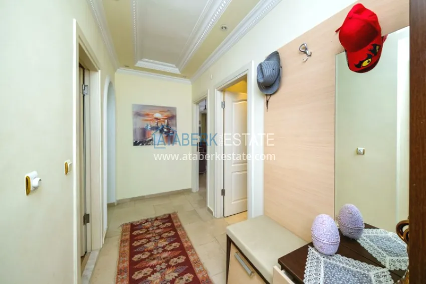 Purchase Property for a residence permit in the center of Alanya, Three-room apartment with furniture 2 