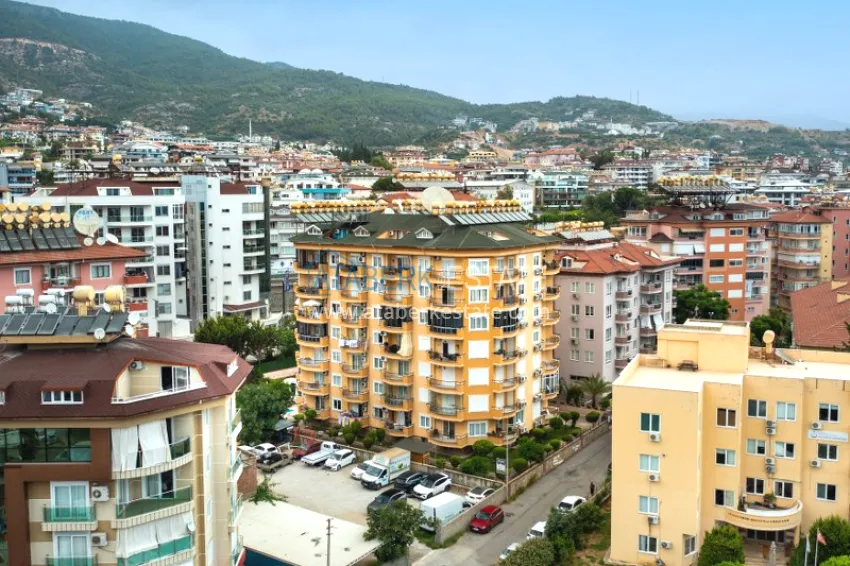 Property for a residence permit in the center of Alanya, Three-room apartment with furniture 3 