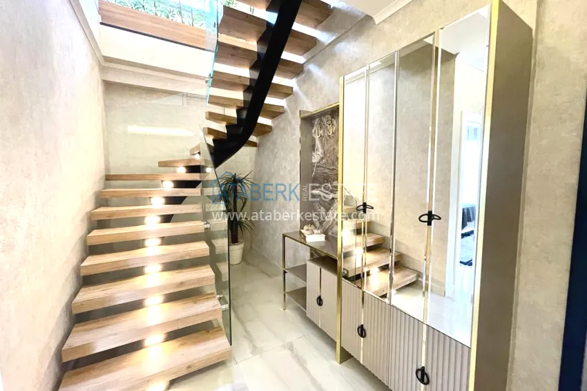 Purchase Garden duplex with modern interiors in a new residential complex, Oba district, Alanya 4