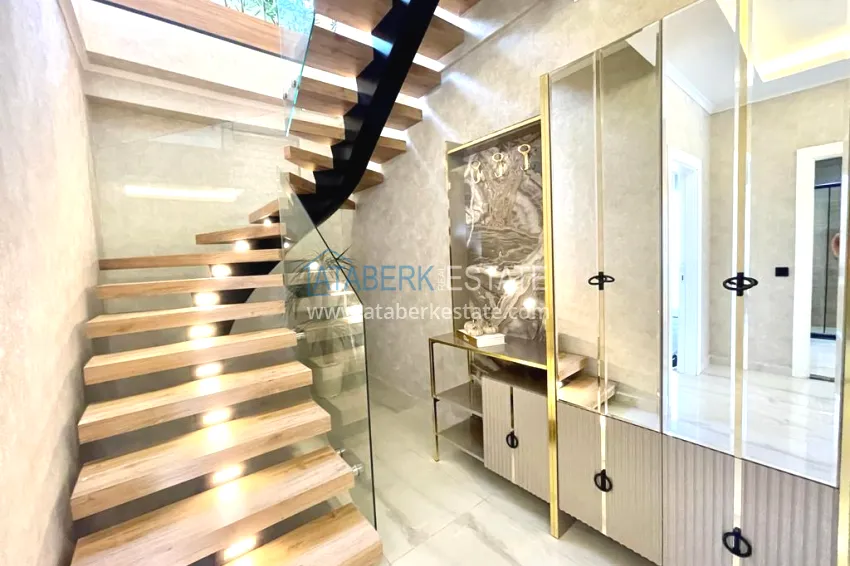 Purchase Garden duplex with modern interiors in a new residential complex, Oba district, Alanya 5