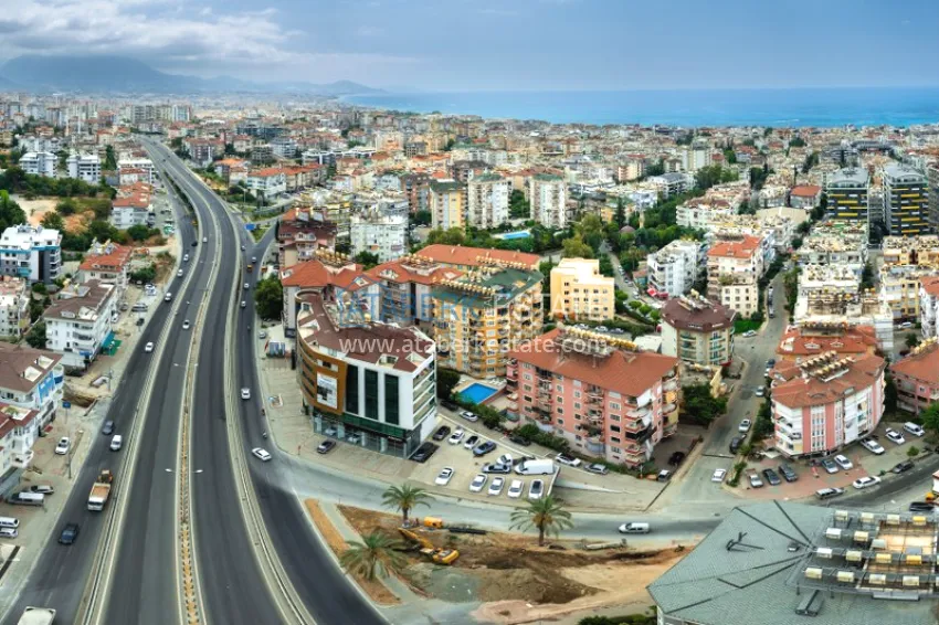 Property for a residence permit in the center of Alanya, Three-room apartment with furniture 5 