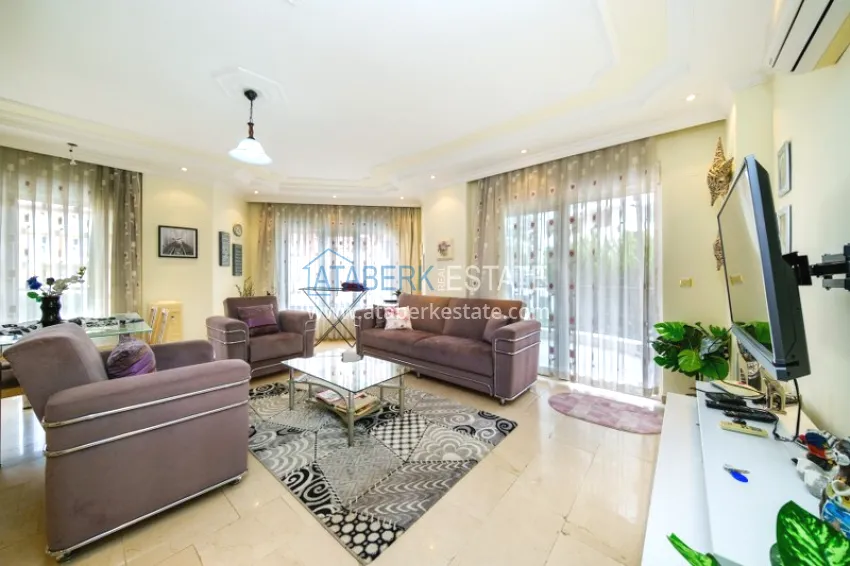 Purchase Property for a residence permit in the center of Alanya, Three-room apartment with furniture 6 