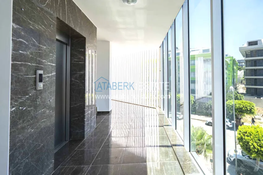 Apartment in Kestel in a complex on the banks of a mountain river with furniture 7