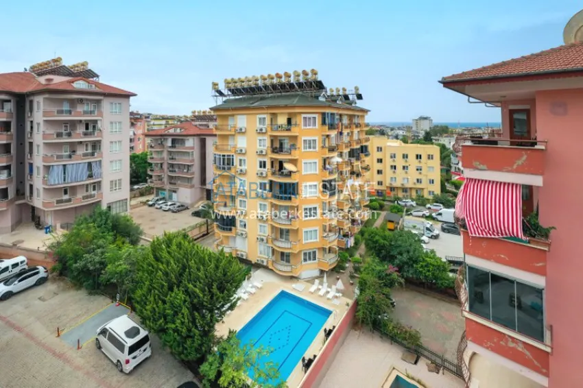 Property for a residence permit in the center of Alanya, Three-room apartment with furniture 7 