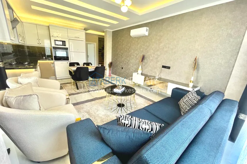 Purchase Garden duplex with modern interiors in a new residential complex, Oba district, Alanya 9