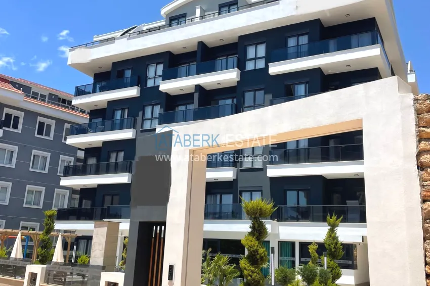 Garden duplex with modern interiors in a new residential complex, Oba district, Alanya 9