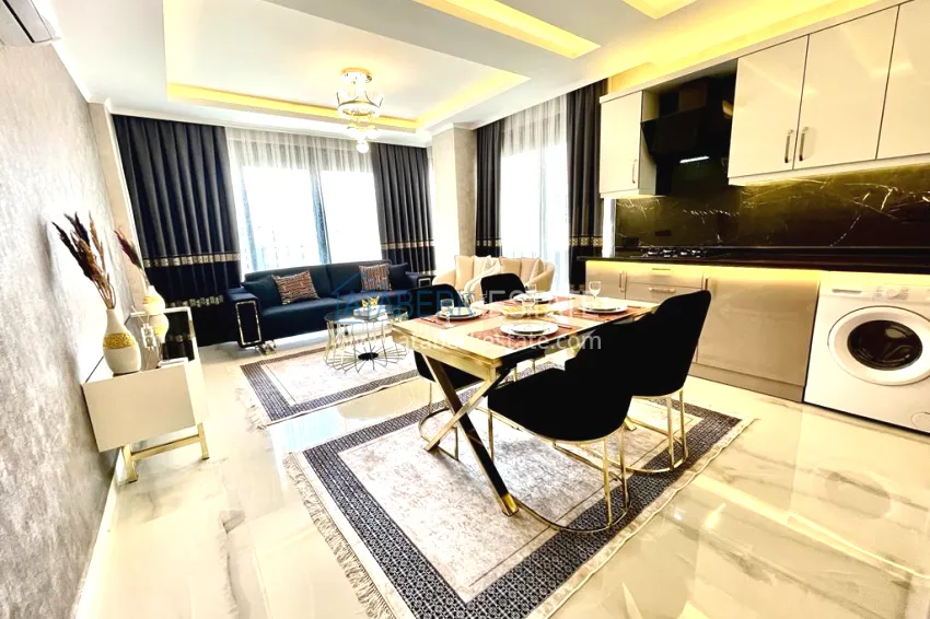 Purchase Garden duplex with modern interiors in a new residential complex, Oba district, Alanya 10
