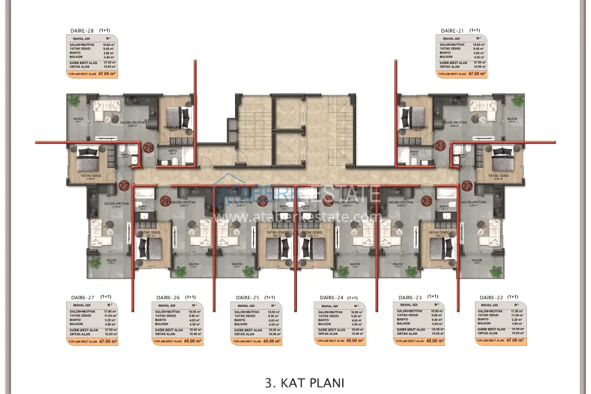 Buy cheap An advantageous offer in terms of price and quality — apartment directly from the owner, Demirtash district, Alanya 1