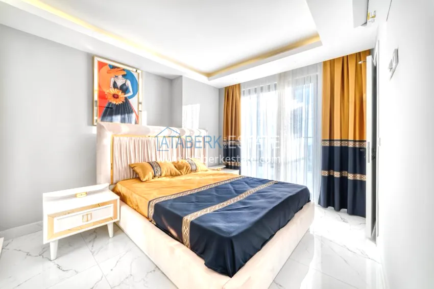 Purchase Turnkey two-level apartment in a comfort complex — Mahmutlar, Alanya 8