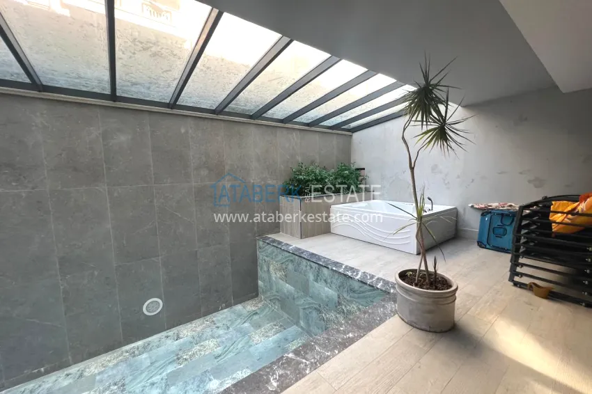 Furnished one-bedroom apartment for rent in the center of Alanya — near Cleopatra Beach No. 1 9