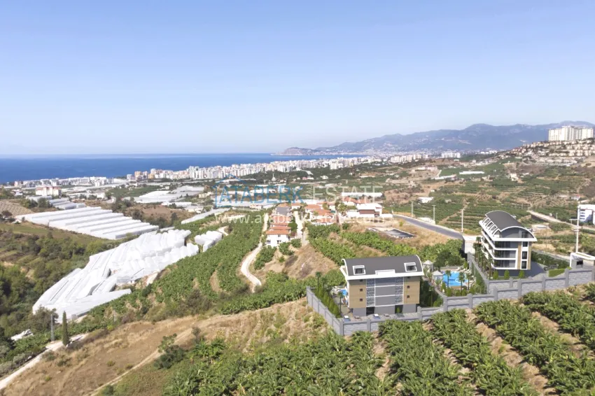 Apartment with panoramic views at a bargain price in a new complex — Kargicak, Alanya 3