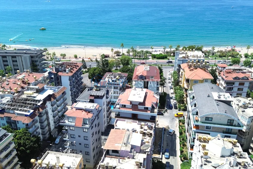 4+1 panoramic penthouse duplex in the center of Alanya — the first coastal one, suitable for citizenship 3