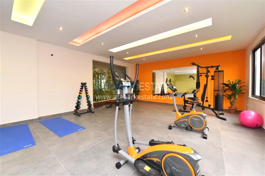 Furnished 2+1 garden duplexes in a complex with infrastructure, Kargicak 11