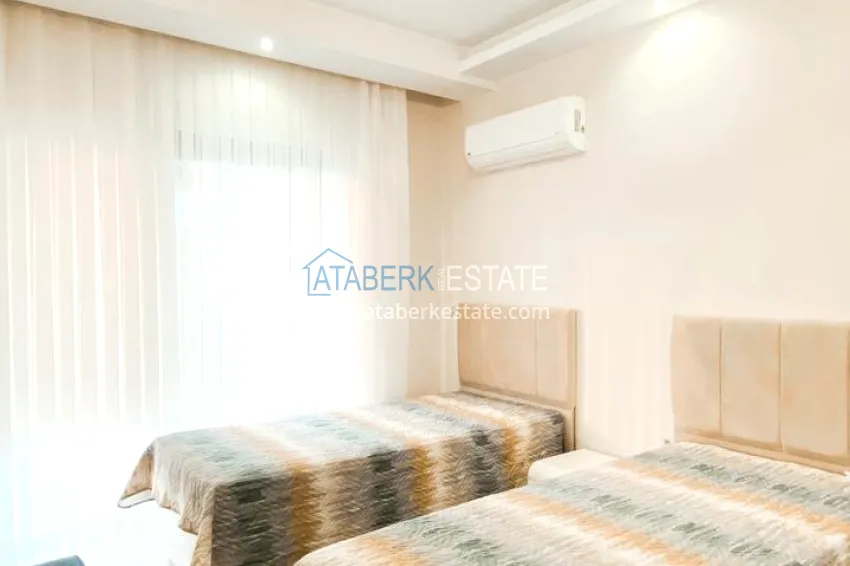 Purchase Garden duplex with a modern interior in a complex with infrastructure - Kargicak, Alanya 18