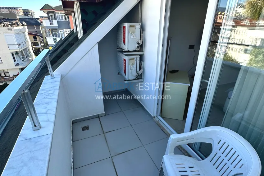 Purchase 2+1 penthouse duplex in the center of Alanya — Cleopatra beach area 20
