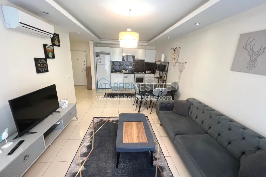 Purchase Furnished 1+1 apartment in a luxury residential complex — Alanya, Oba district 1