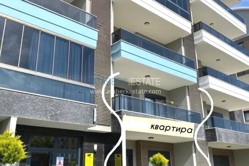 Furnished 2+1 garden duplexes in a complex with infrastructure, Kargicak 20
