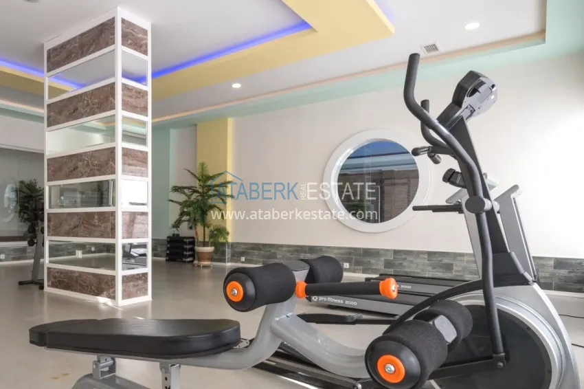 Furnished 1+1 apartment in a luxury residential complex — Alanya, Oba district 21