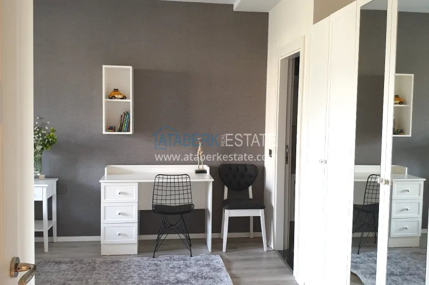 Purchase 4+1 apartment with designer interiors and views — Alanya, Mahmutlar district 24