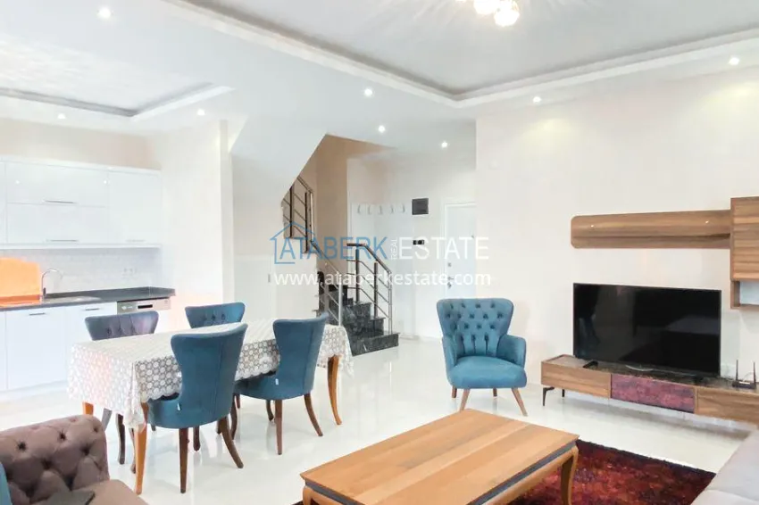 Purchase Garden duplex with a modern interior in a complex with infrastructure - Kargicak, Alanya 2