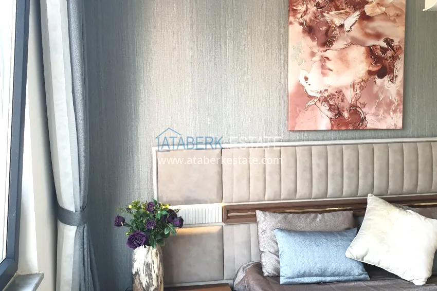 Purchase 4+1 apartment with designer interiors and views — Alanya, Mahmutlar district 32